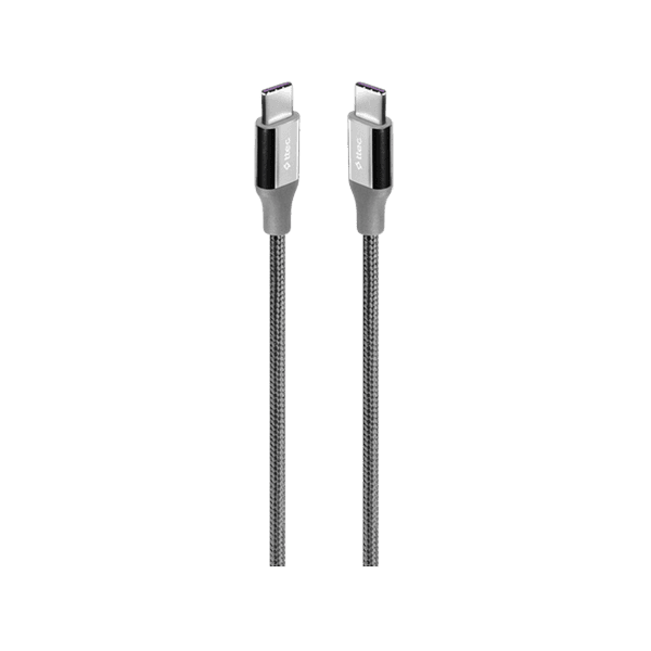 ttec AlumiCable USB-C - USB-C 200cm 60W PD/QC Hızlı Şarj/Data Kablosu Uzay Grisi