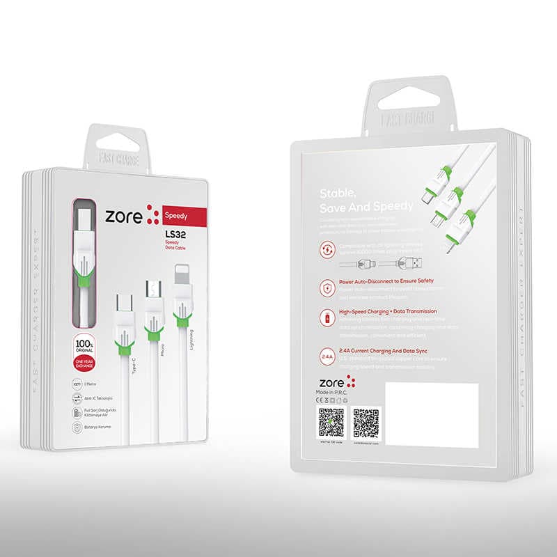 Zore LS32 Type-C USB Kablo